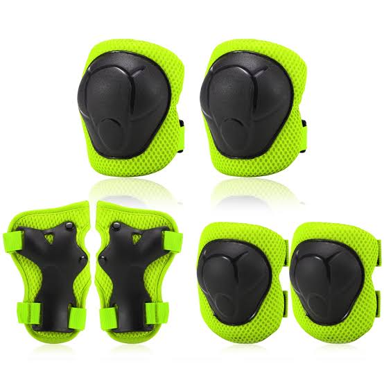 SKATING / BICYCLE PROTECTIVE KNEE AND ELBOW GUARD SET