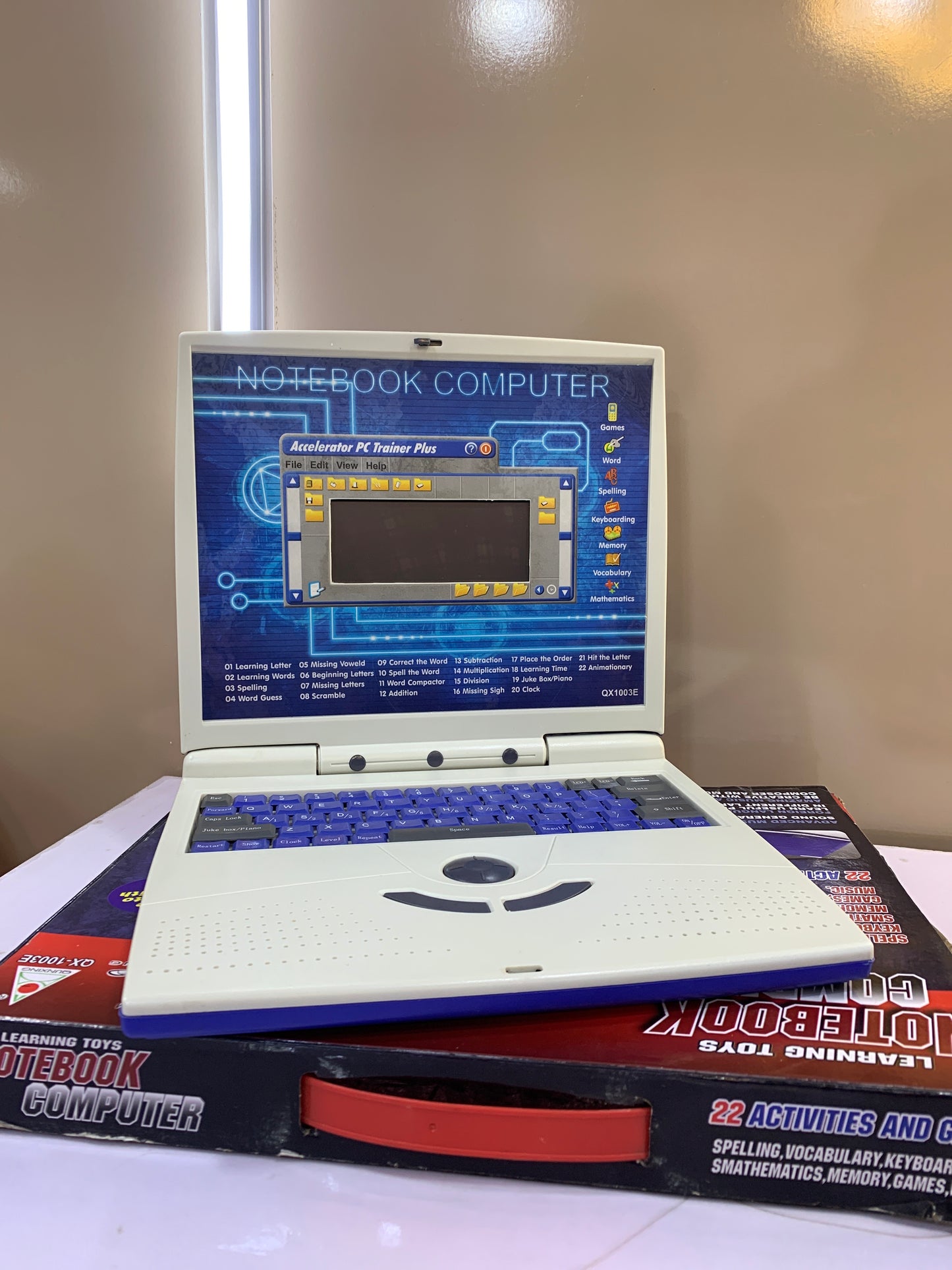 NOTEBOOK COMPUTER LEARNING TOY