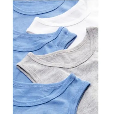 MULTICOLORED PRIMARK VEST (BOYS) 5PCS