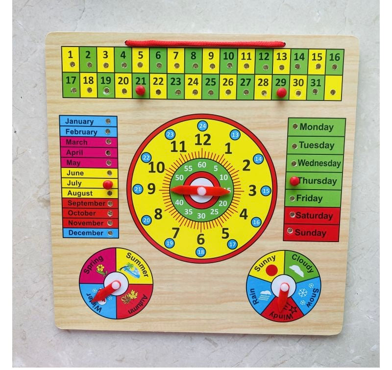 CHILDREN 6 IN 1 EDUCATIONAL BOARD