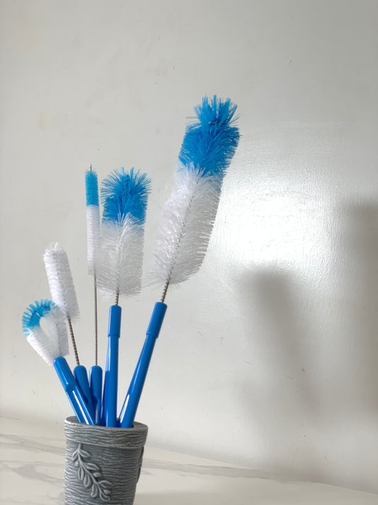 BOTTLE STRAW WASHING BRUSH 5 in 1 set