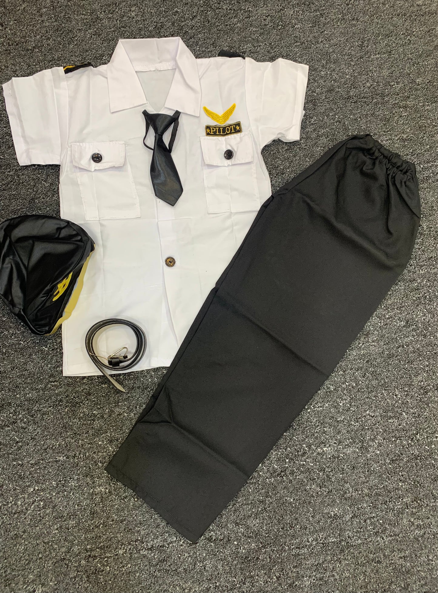 SUPER PILOT KIDS COSTUME SET/5-14YRS