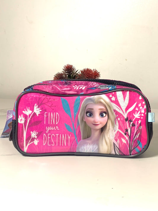 CHARACTER STATIONERY PURSE WITH 2 ZIPS