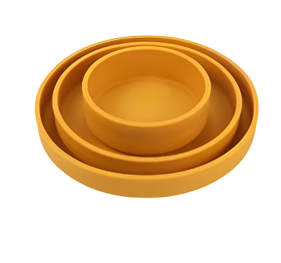 SILICON PLATE AND BOWL SET 3 IN 1