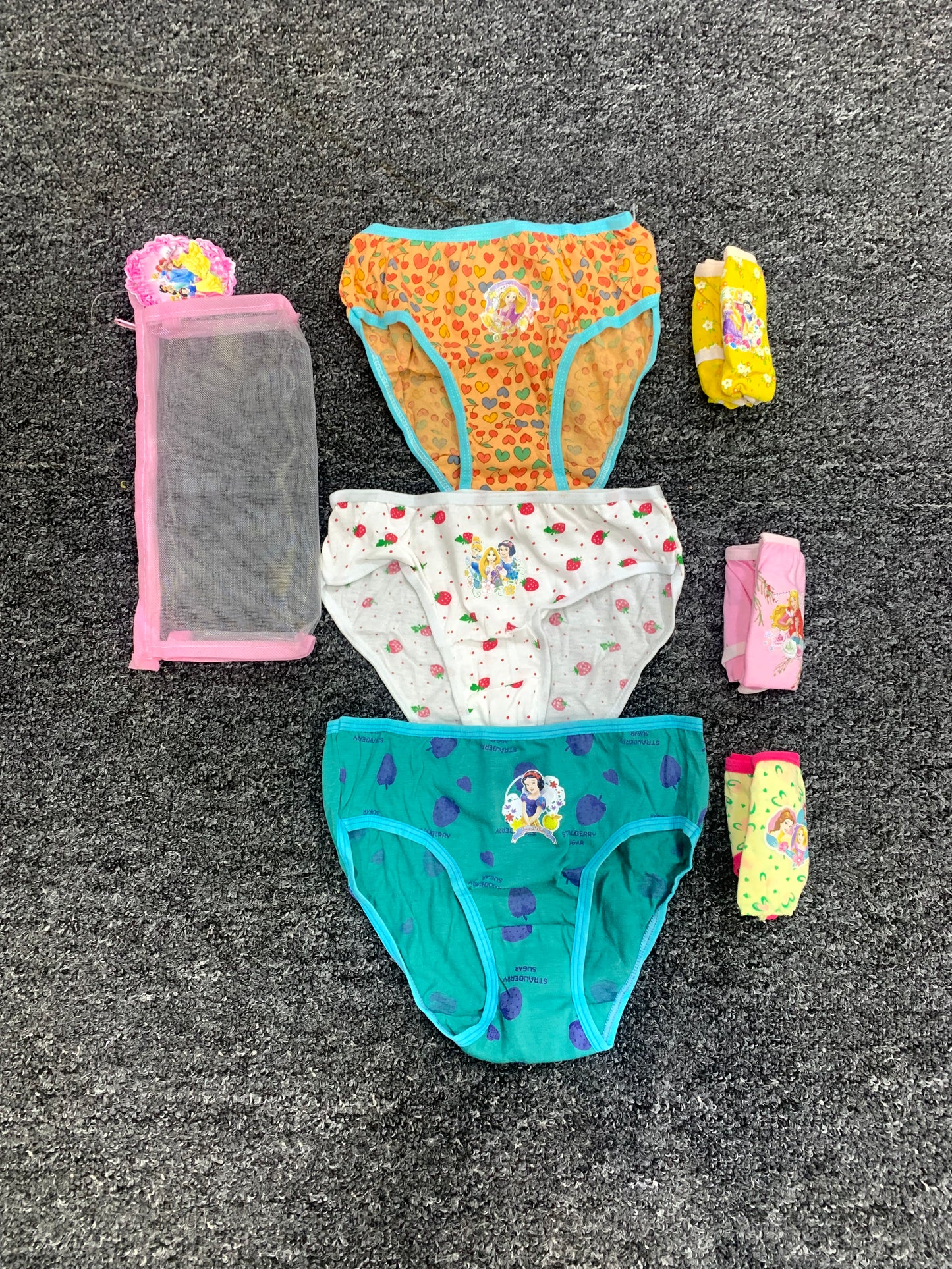 6 IN 1 CHILDREN GIRLS PURSE PANTS MULTI-CHARACTER(pink purse)