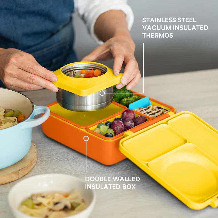 OMIEBOX FOOD CONTAINER & VACUUM INSULATED LUNCHBOX
