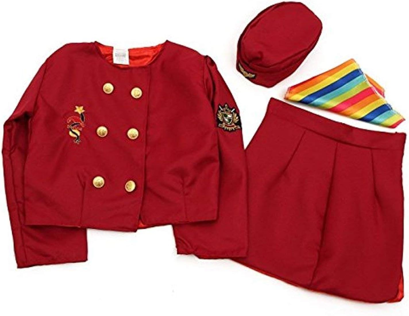 LE SHENG AIR HOSTESS KIDS CAREER COSTUME/3-10YRS