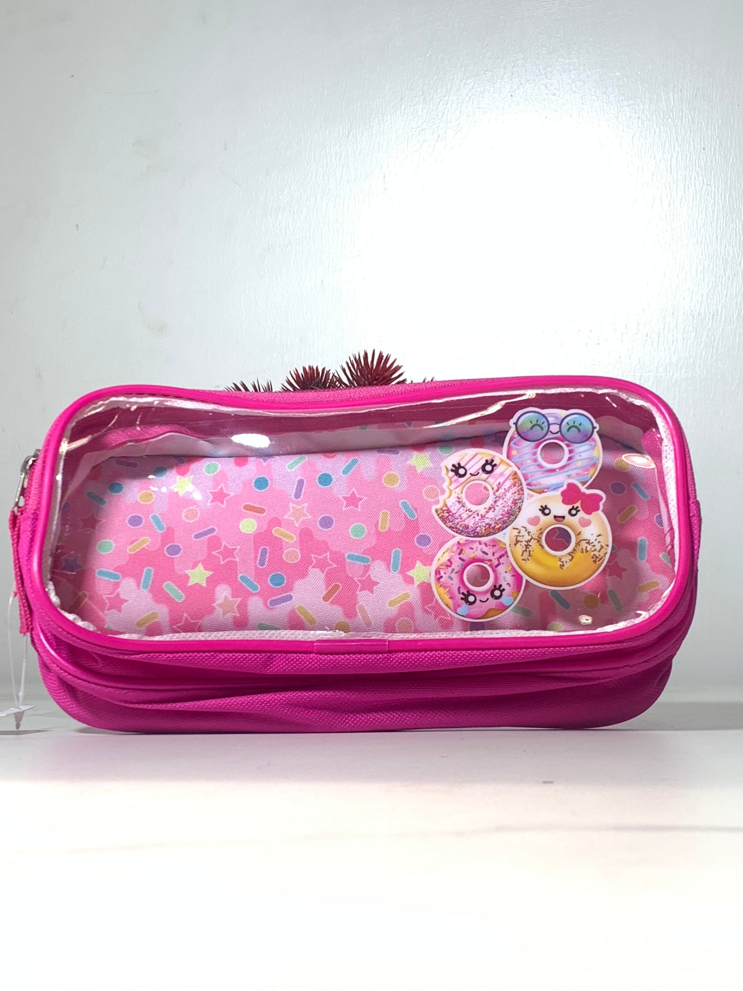 CHARACTER STATIONERY PURSE WITH 2 ZIPS