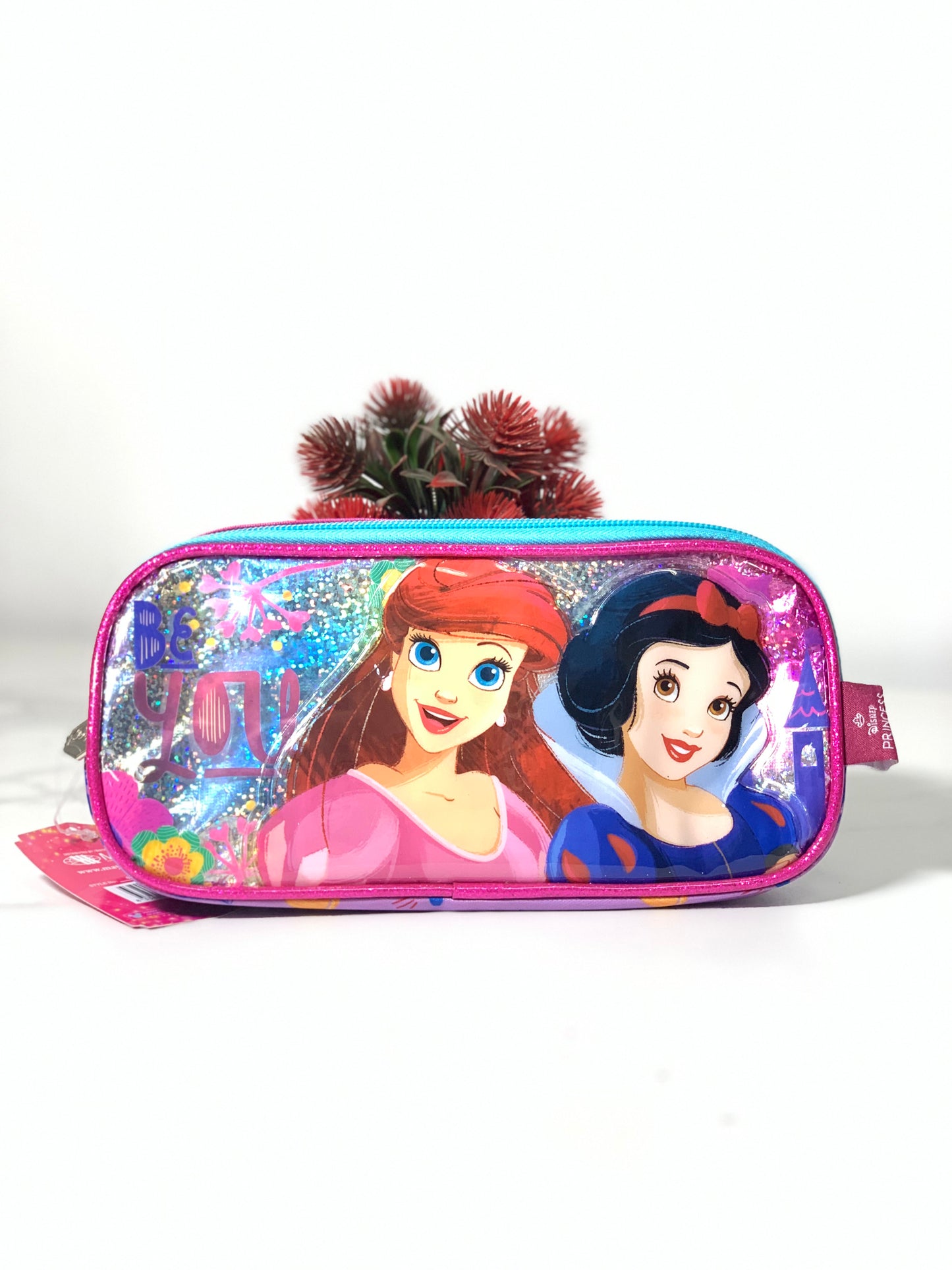 CHARACTER STATIONERY PURSE WITH 2 ZIPS
