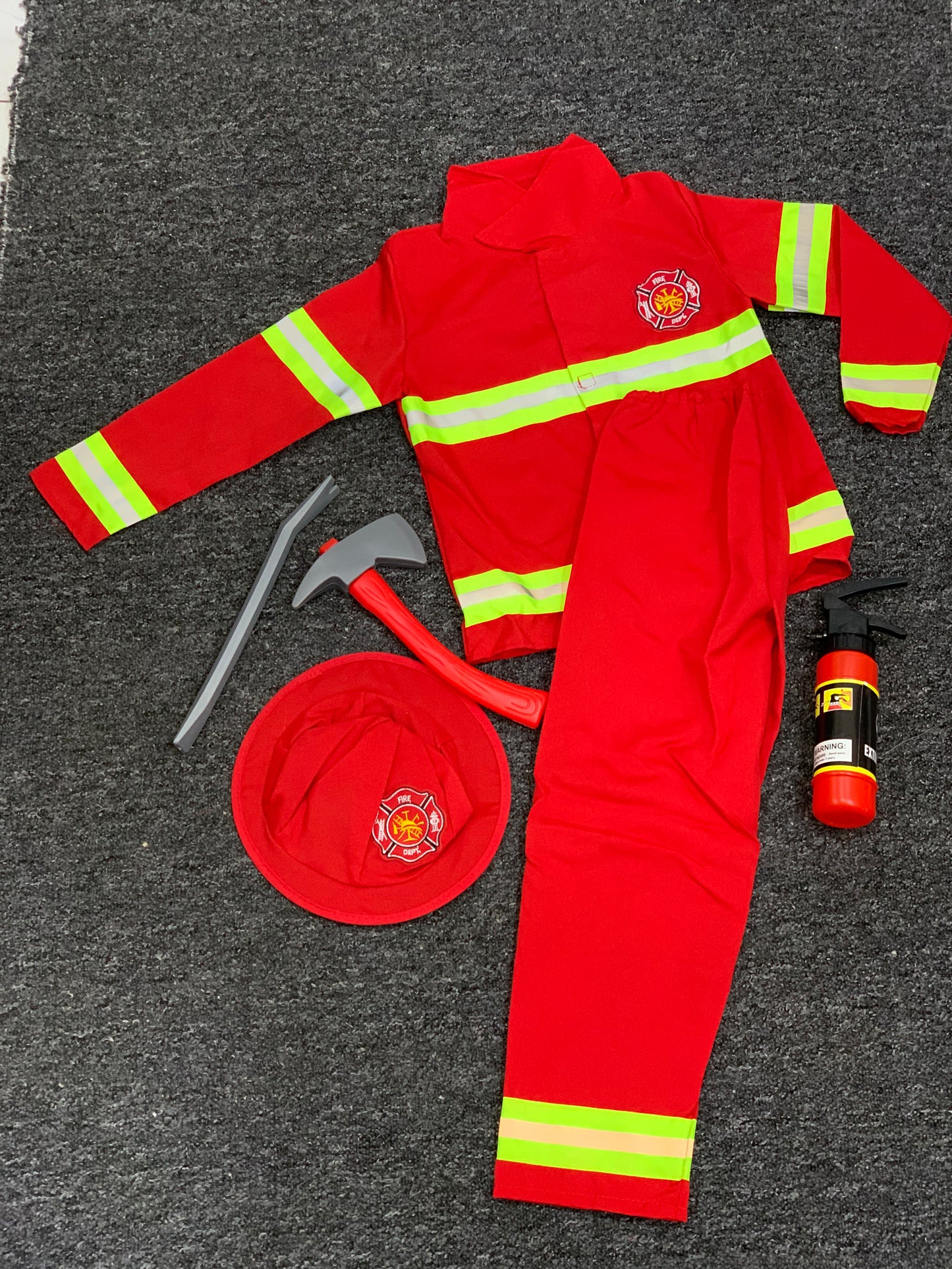 XIN YU KIDS FIREMAN CAREER COSTUME/3-10YRS
