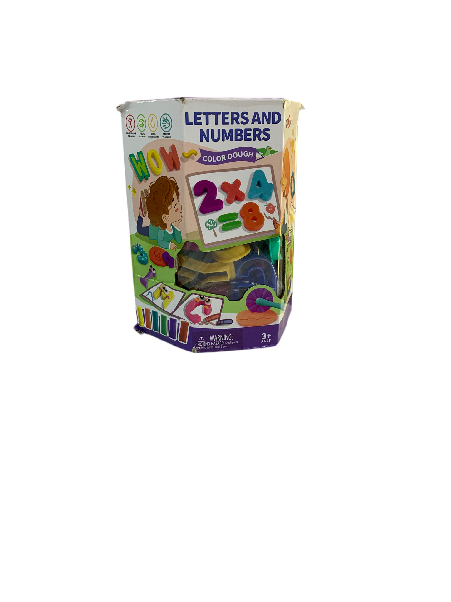 LETTERS AND NUMBERS COLOR DOUGH