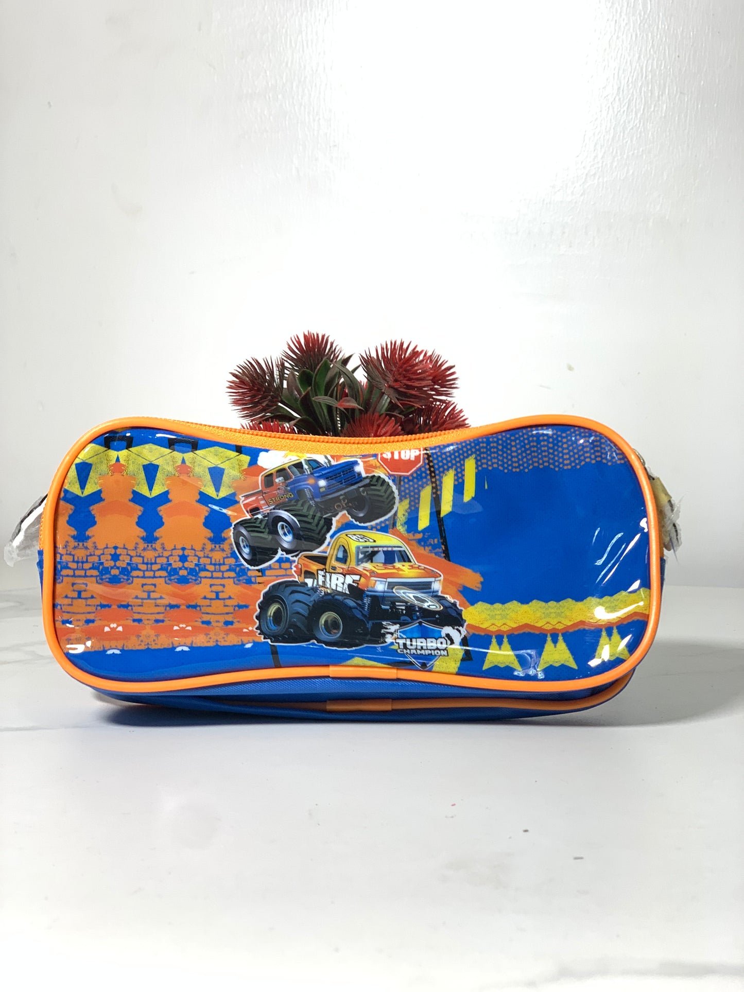 CHARACTER STATIONERY PURSE WITH 2 ZIPS