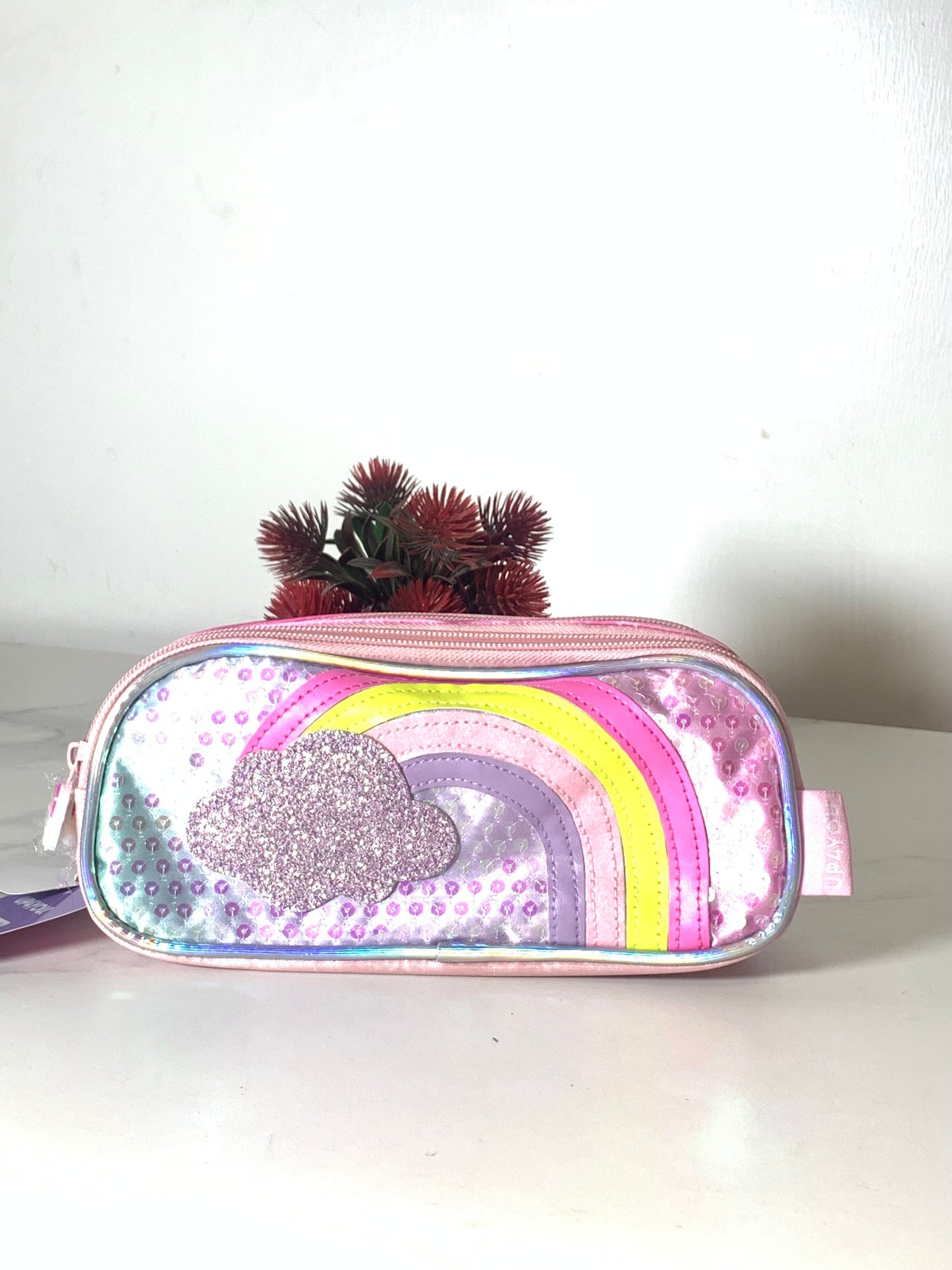 CHARACTER STATIONERY PURSE WITH 2 ZIPS