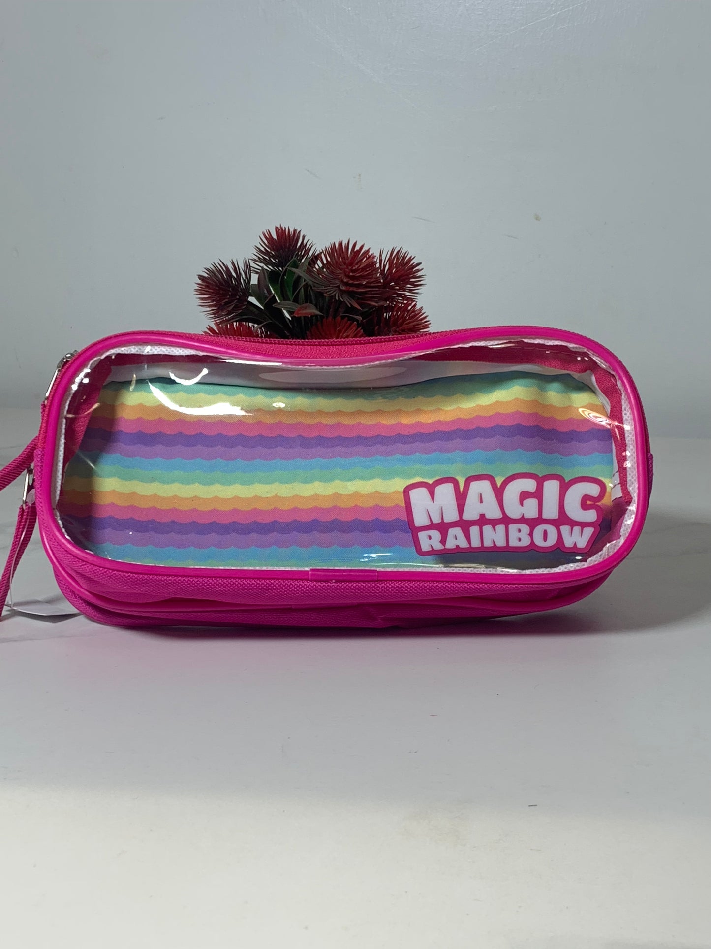 CHARACTER STATIONERY PURSE WITH 2 ZIPS