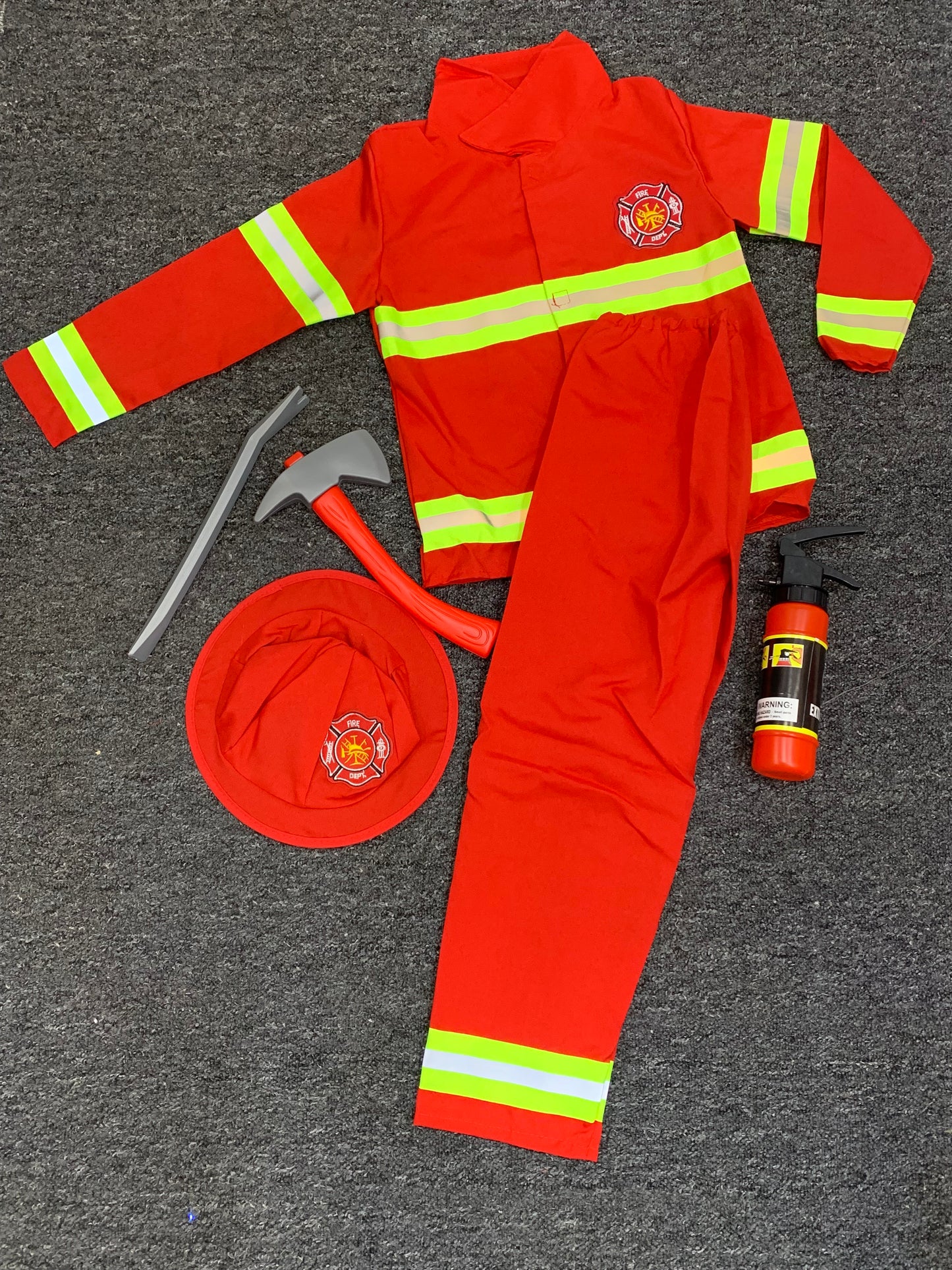 XIN YU KIDS FIREMAN CAREER COSTUME/3-10YRS