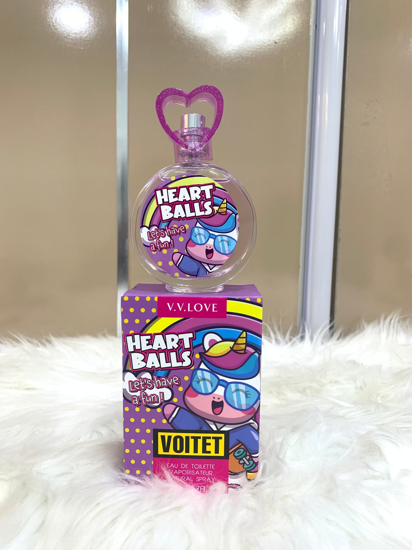 HEART BALLS PERFUME 5OML KIDS BODY MIST