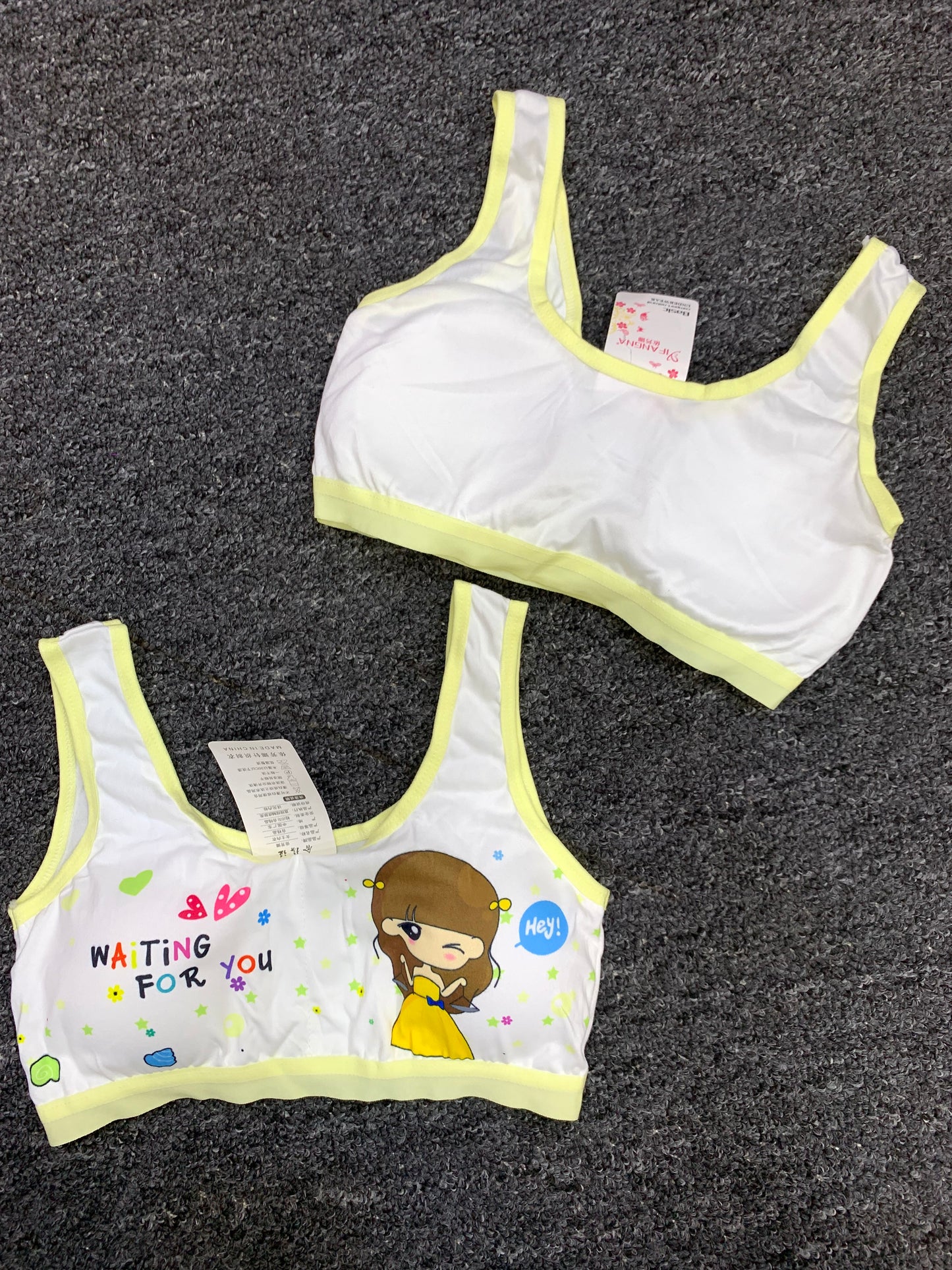 GIRLS FASHION PADDED BRA TOP (WAITING FOR YOU)