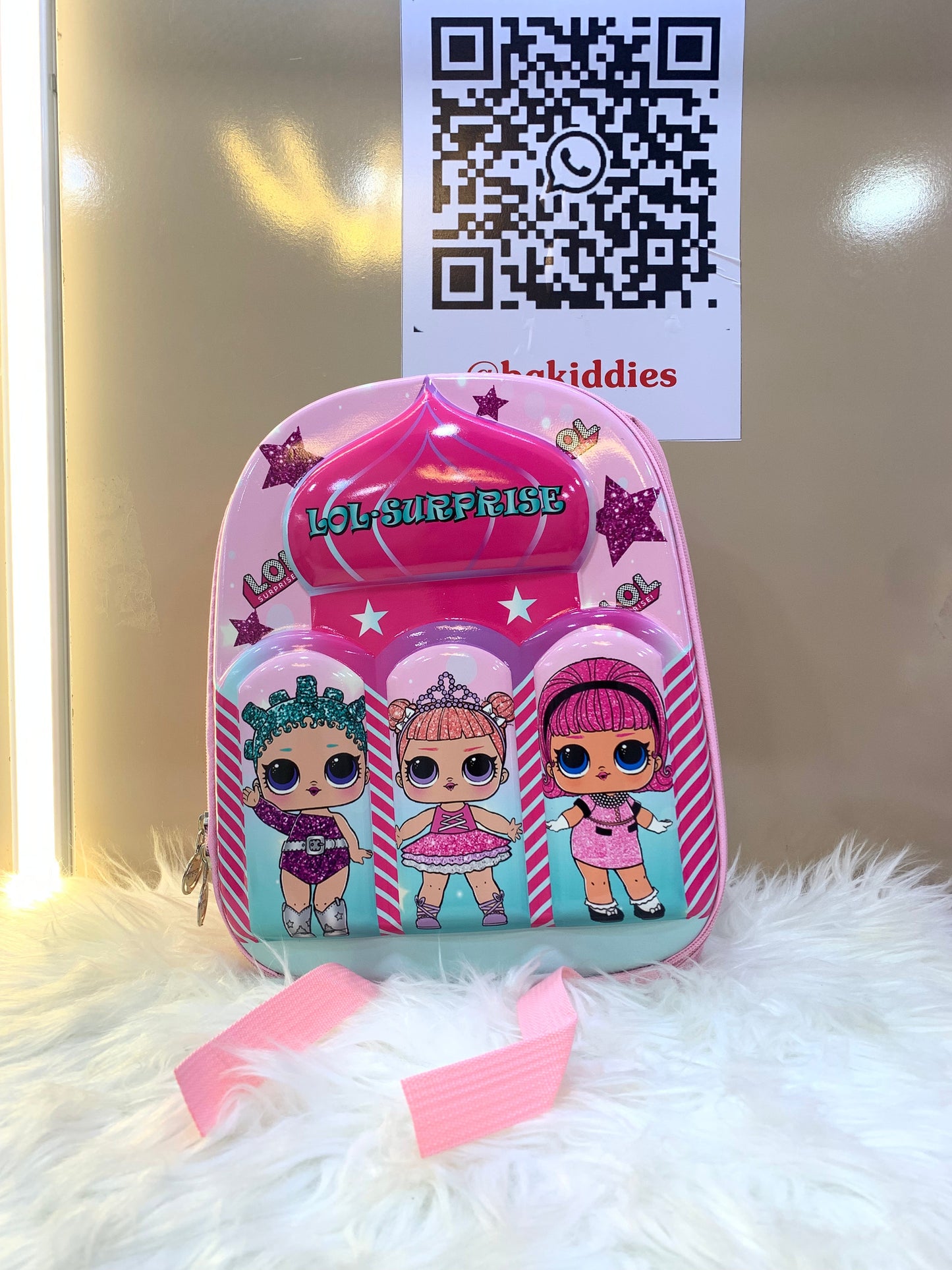 CARTOON CHARACTER 12inches BACK BAG 2-5yrs