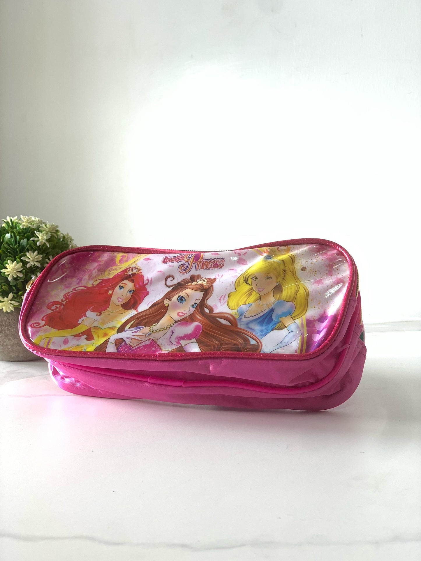 CHARACTER STATIONERY PURSE WITH 2 ZIPS