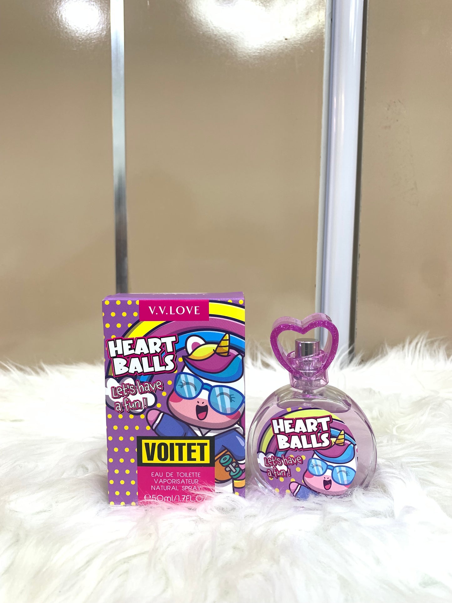 HEART BALLS PERFUME 5OML KIDS BODY MIST