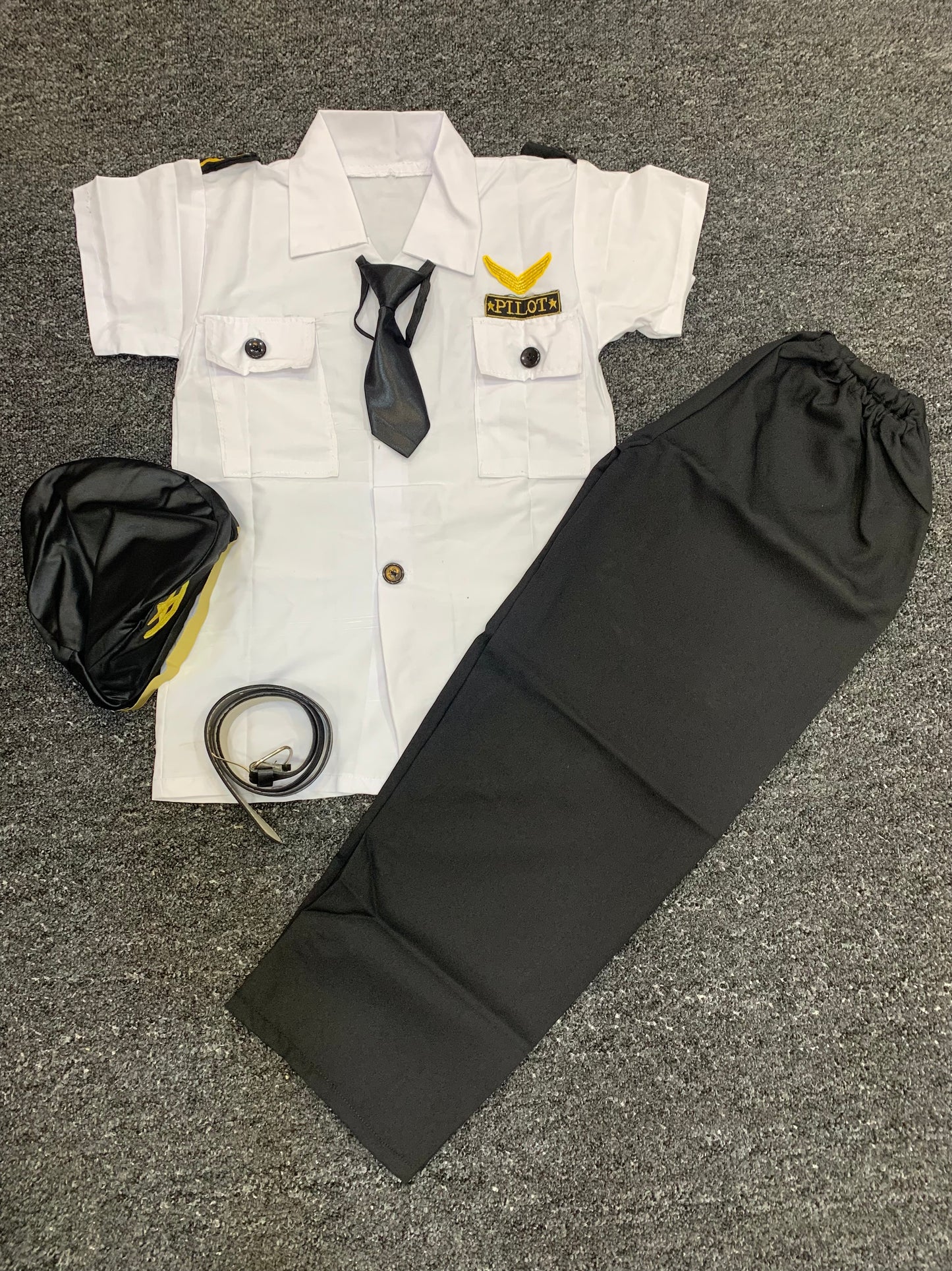 SUPER PILOT KIDS COSTUME SET/5-14YRS