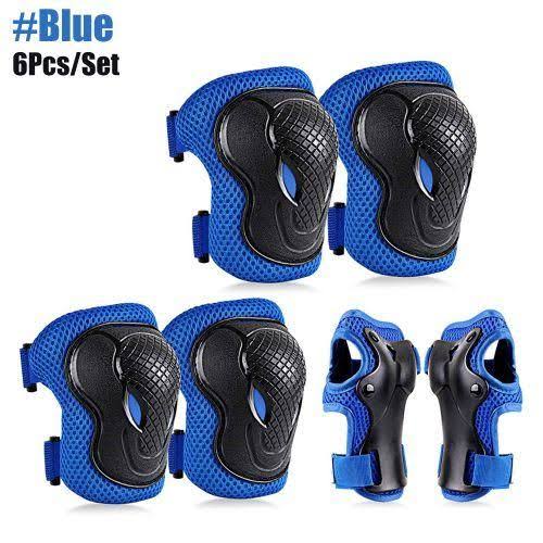 SKATING / BICYCLE PROTECTIVE KNEE AND ELBOW GUARD SET