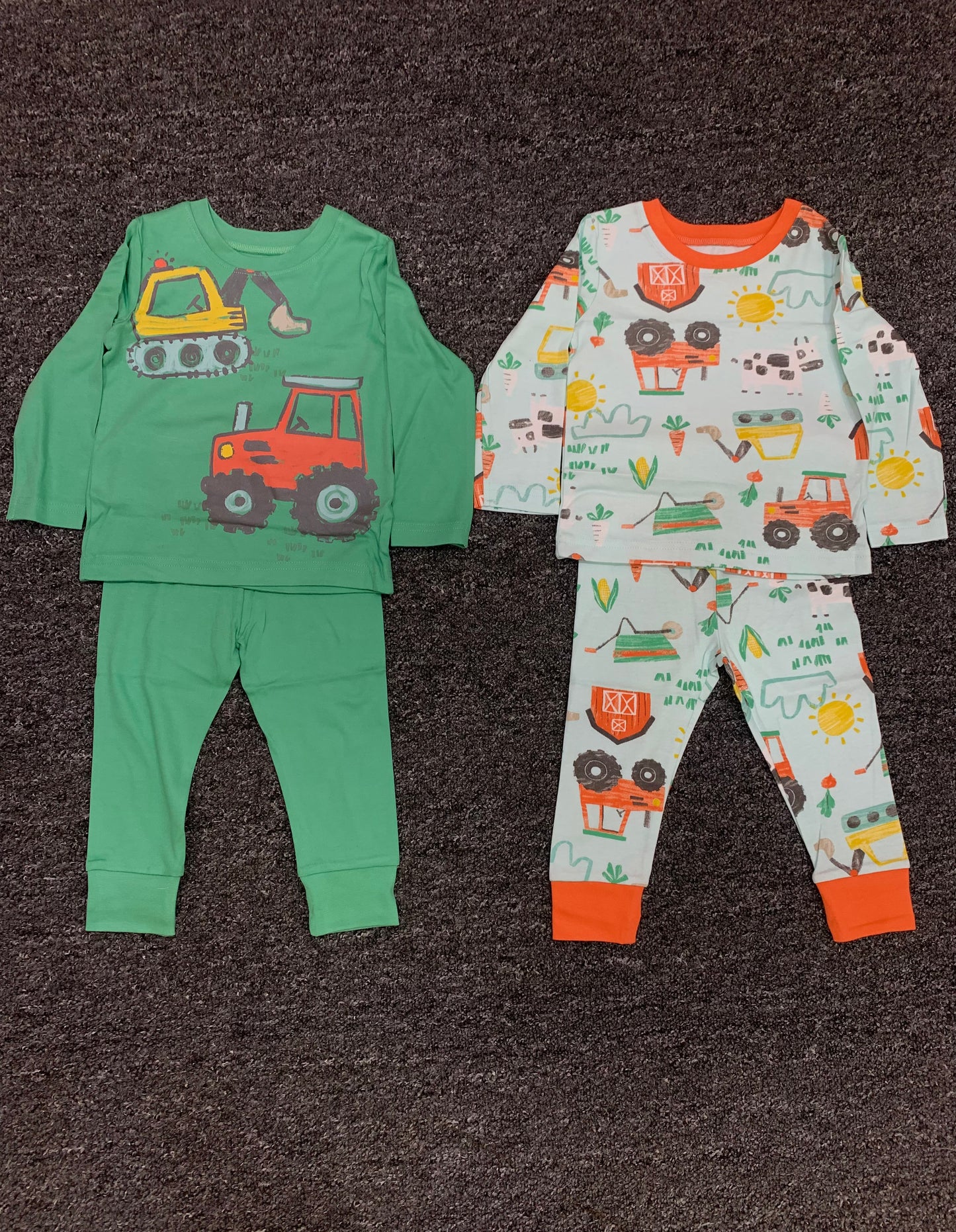 DUNNESSLEEP 2 PACK MIX N MATCH PYJAMA(TRACTOR DESIGN)/12-23MONTHS