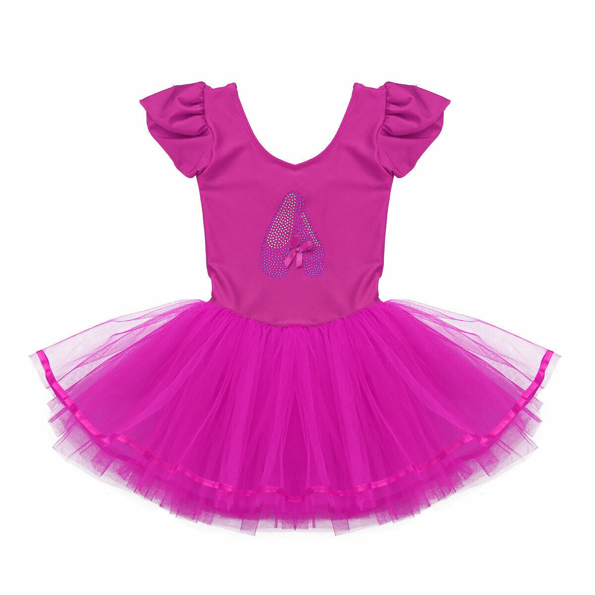 KIDS BALLERINA DRESS FUSHIA PINK BALLET