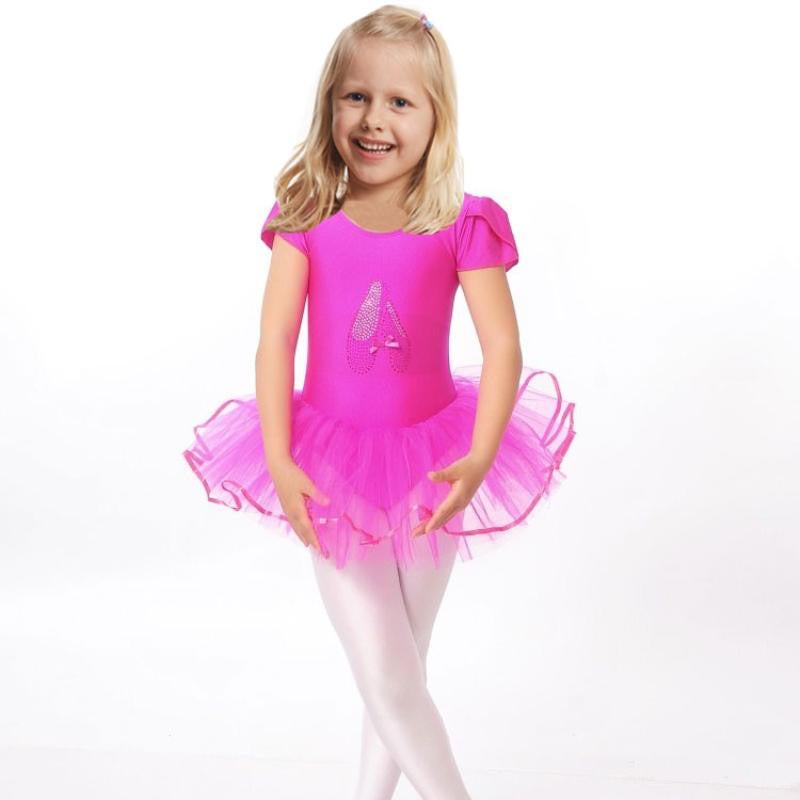 KIDS BALLERINA DRESS FUSHIA PINK BALLET