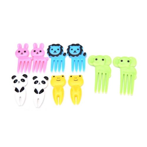 10 IN 1 FRUIT FORK(KITTY)