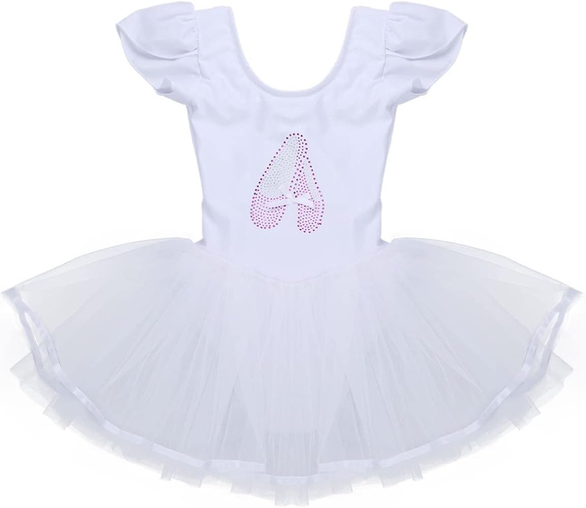 KIDS BALLERINA DRESS WHITE BALLET DRESS