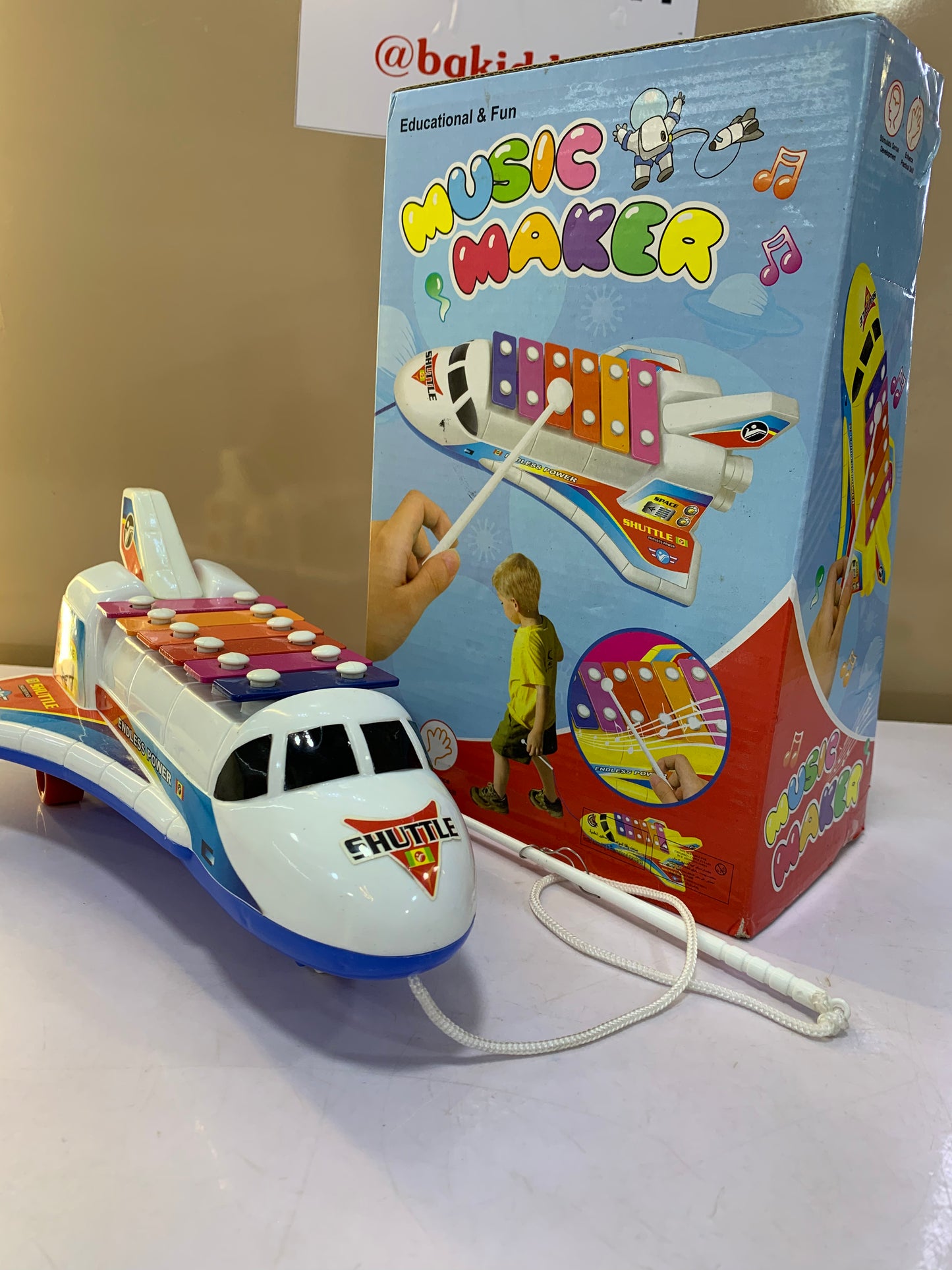 MUSIC MAKER ENDLESS POWER XYLOPHONE TOY PLANE(TOY)