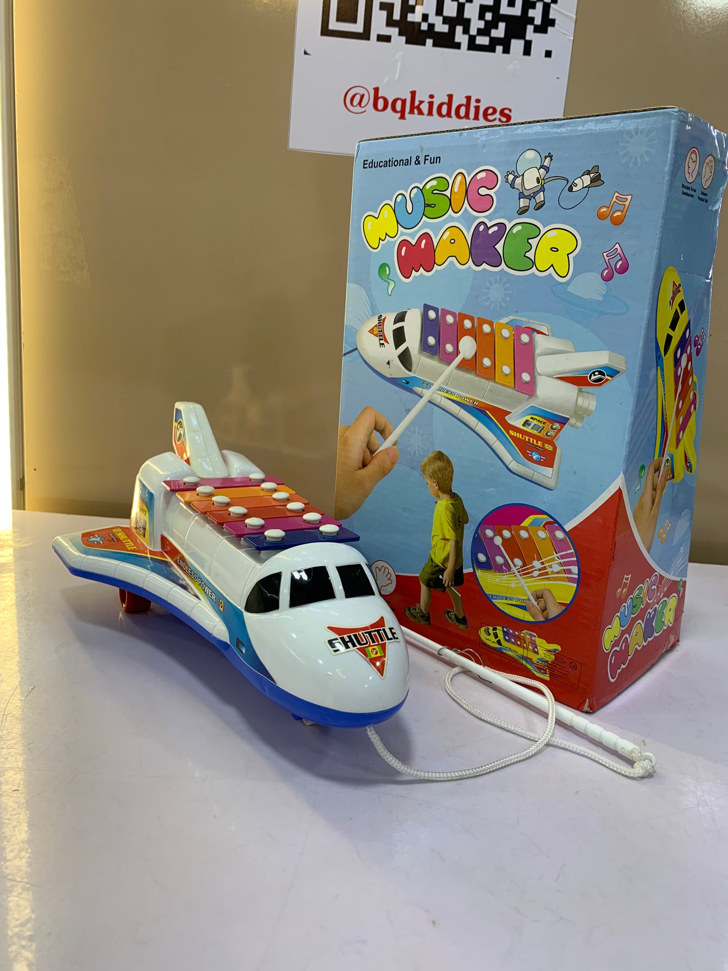 MUSIC MAKER ENDLESS POWER XYLOPHONE TOY PLANE(TOY)