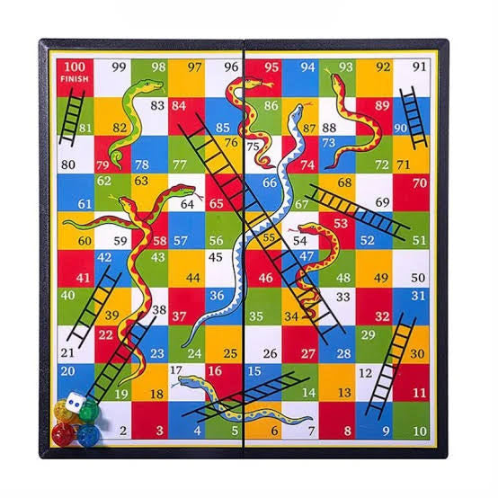 GEORGE HOME SNAKE & LADDERS AND LUDO GAME(TOY)