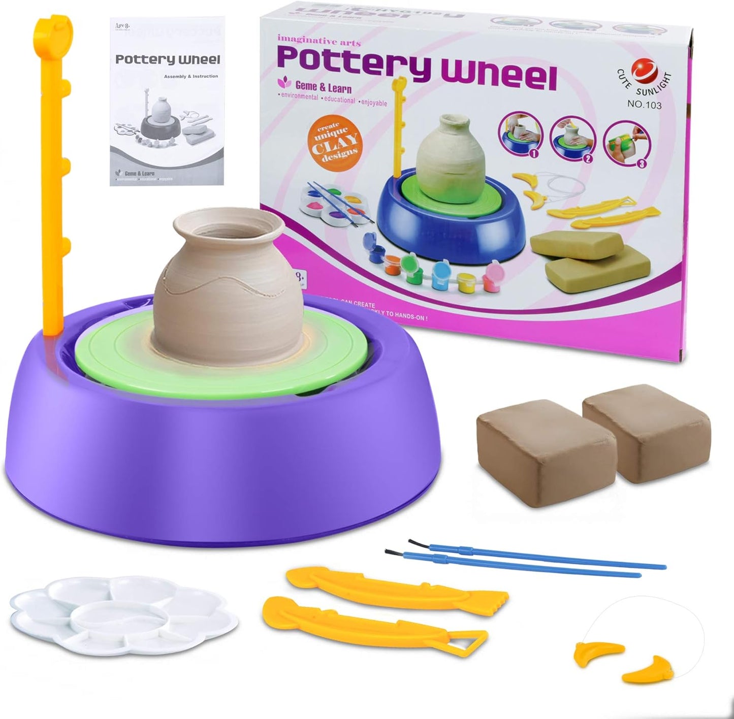 KIDS POTTERY WHEEL(TOY)