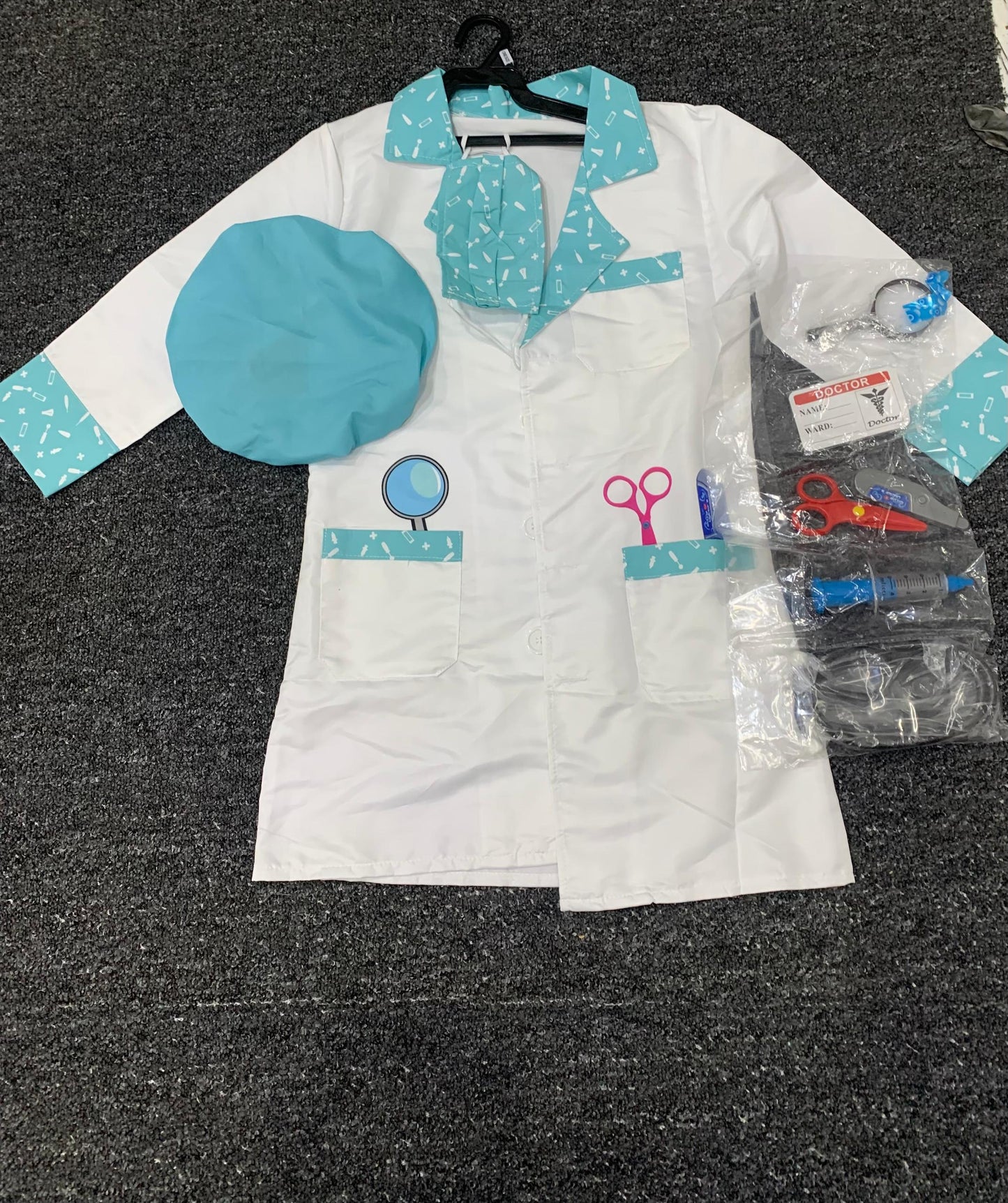 JIEPAI CHILDREN DOCTOR COSTUME SHORT PREMIUM QUALITY 3-8YRS