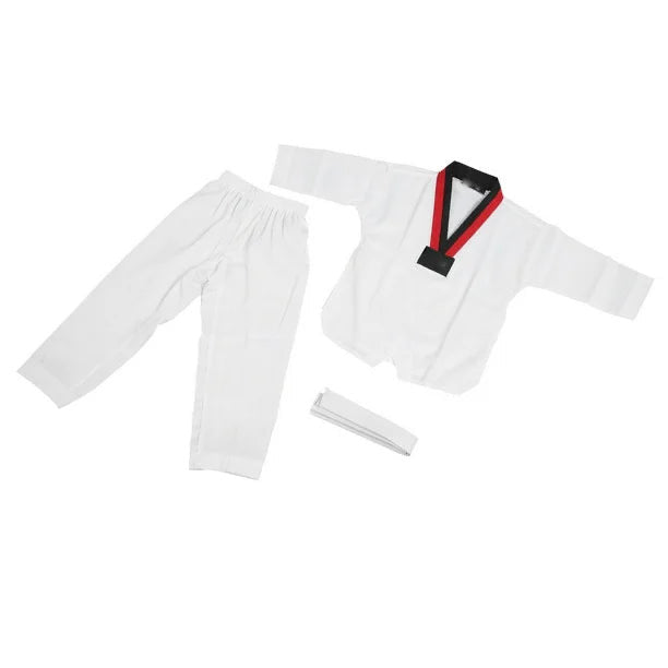TAEKWONDO KIDS COSTUME WITH STRIPE/3-10YRS