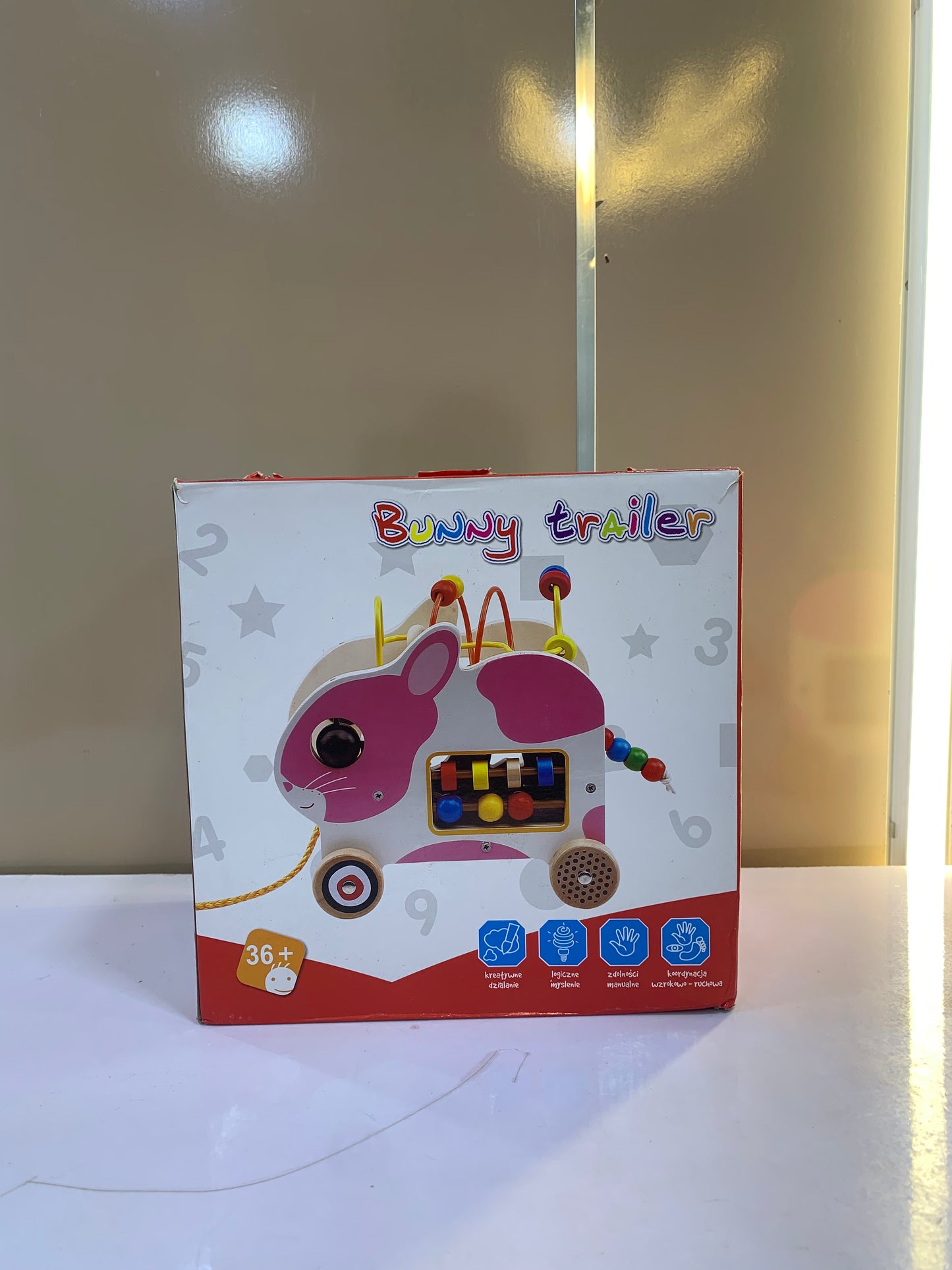 BUNNY TRAILER WOODEN TOY FOR KIDS