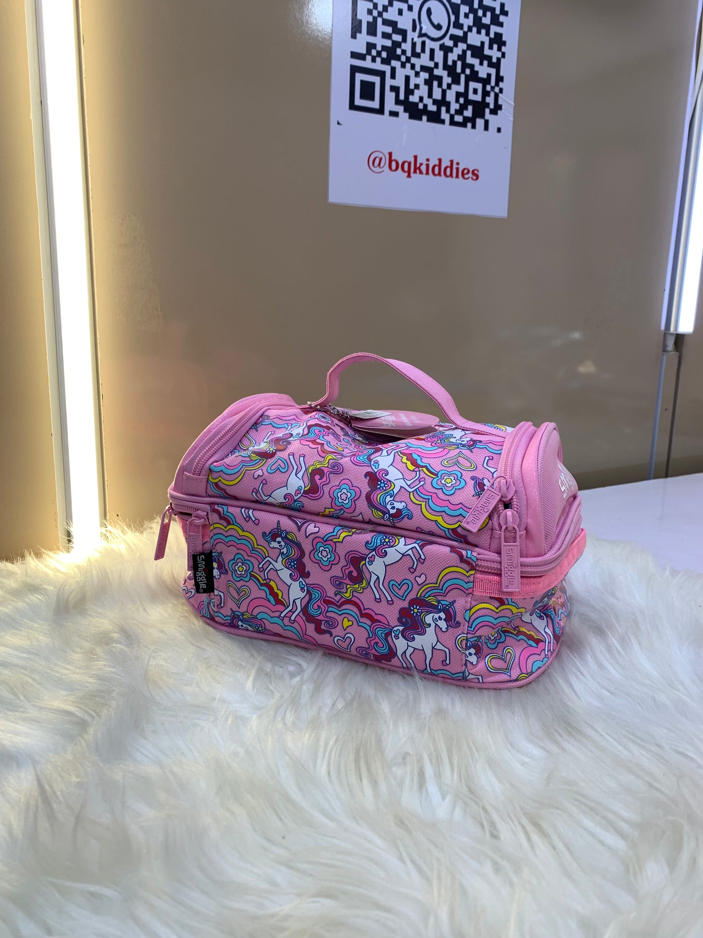 SMIGGLE DOUBLE DECKER KIDS LUNCH BAG