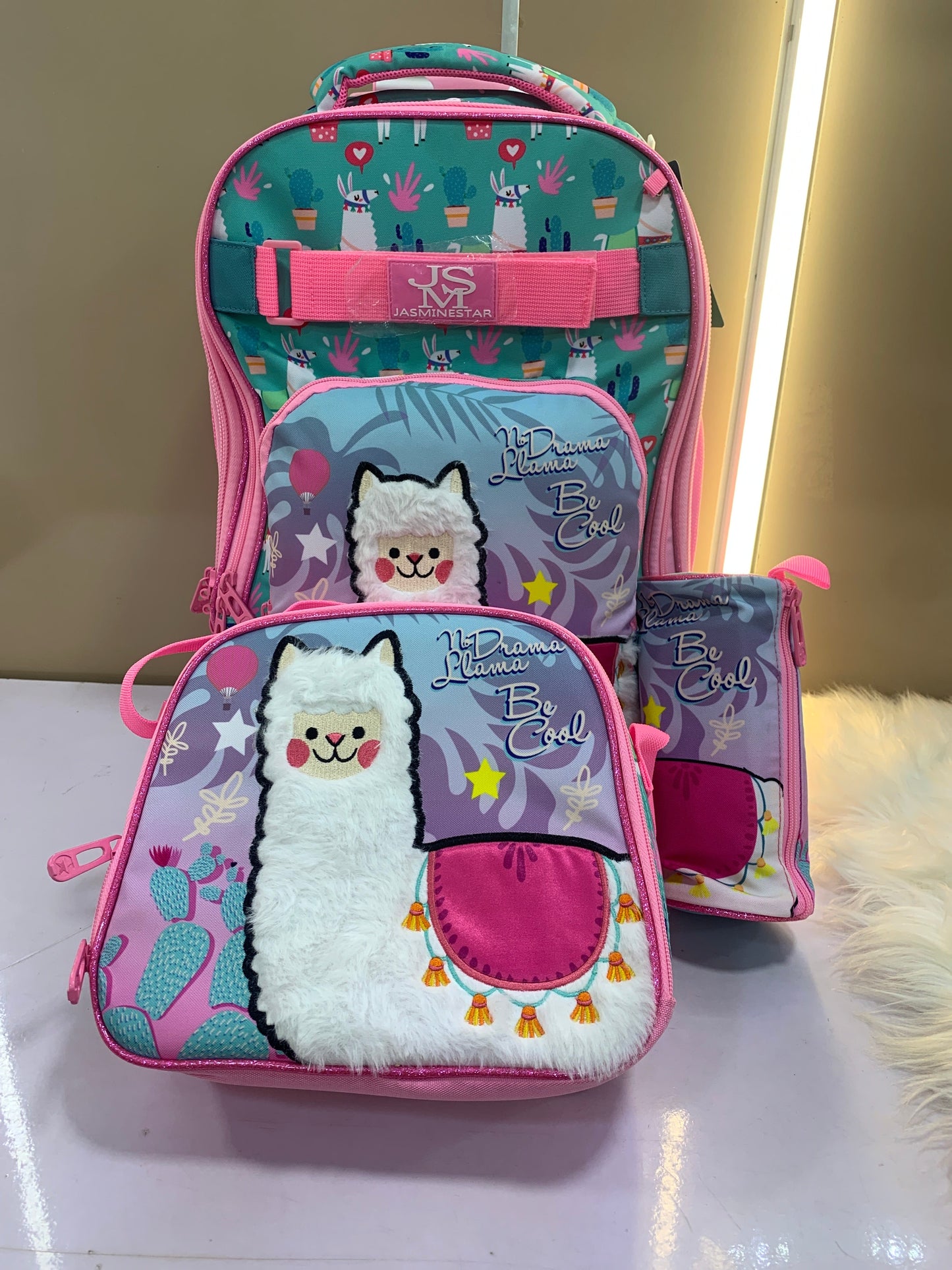 JASMINESTAR WORLD TROLLEY BAG SET 4-7YRS