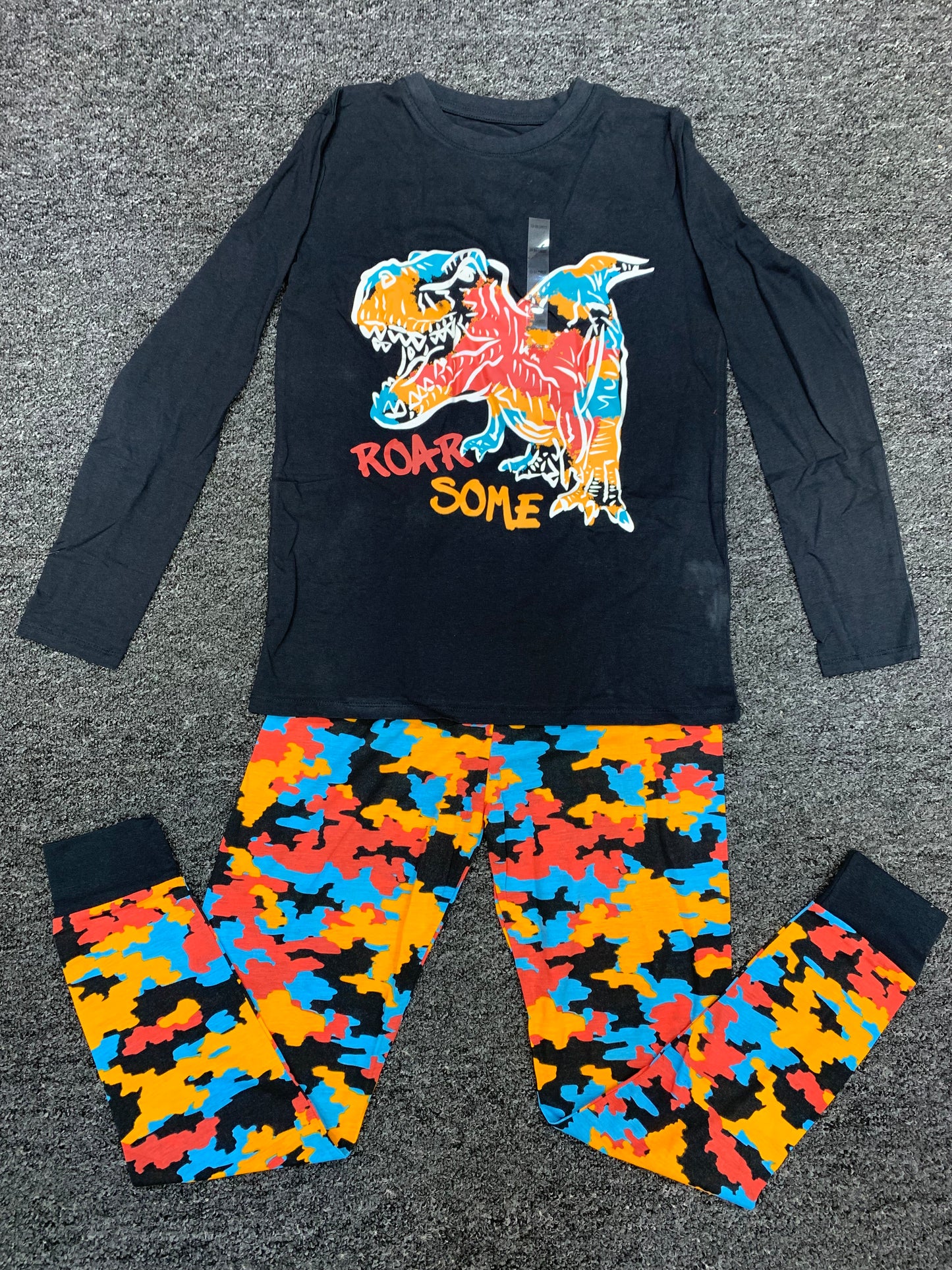 DUNNESSLEEP PYJAMA SET 2PCS SET (ROAR SOME)/13-14YEARS