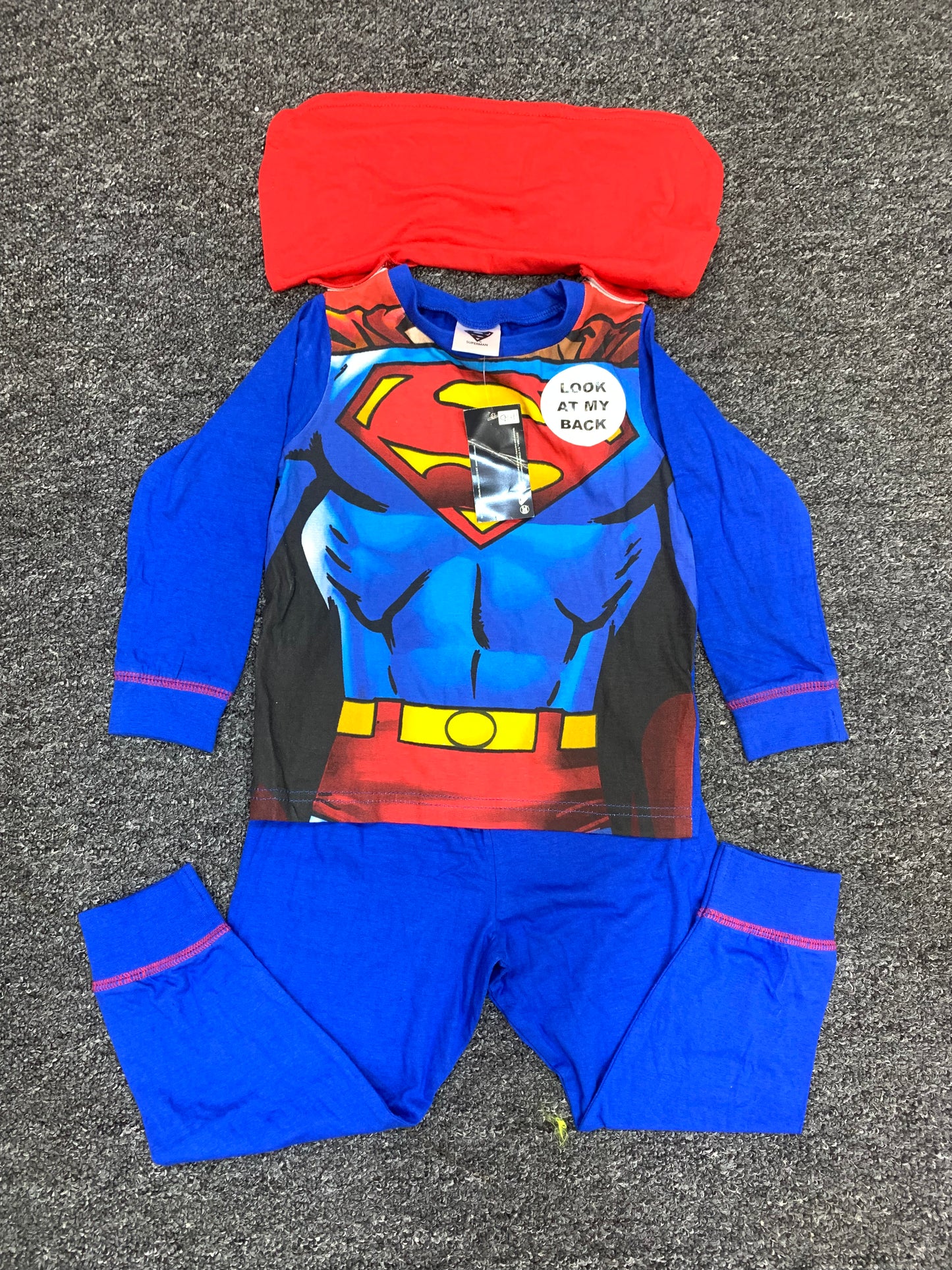 SUPERMAN CHARACTERS PYJAMA SET 2PCS SET/2-3YEARS