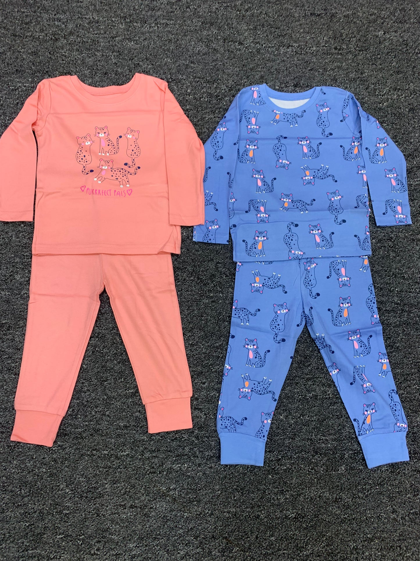 DUNNESSLEEP 2 PACK MIX N MATCH PYJAMA(PURRFECT PALS CAT DESIGN)/18-23MONTHS