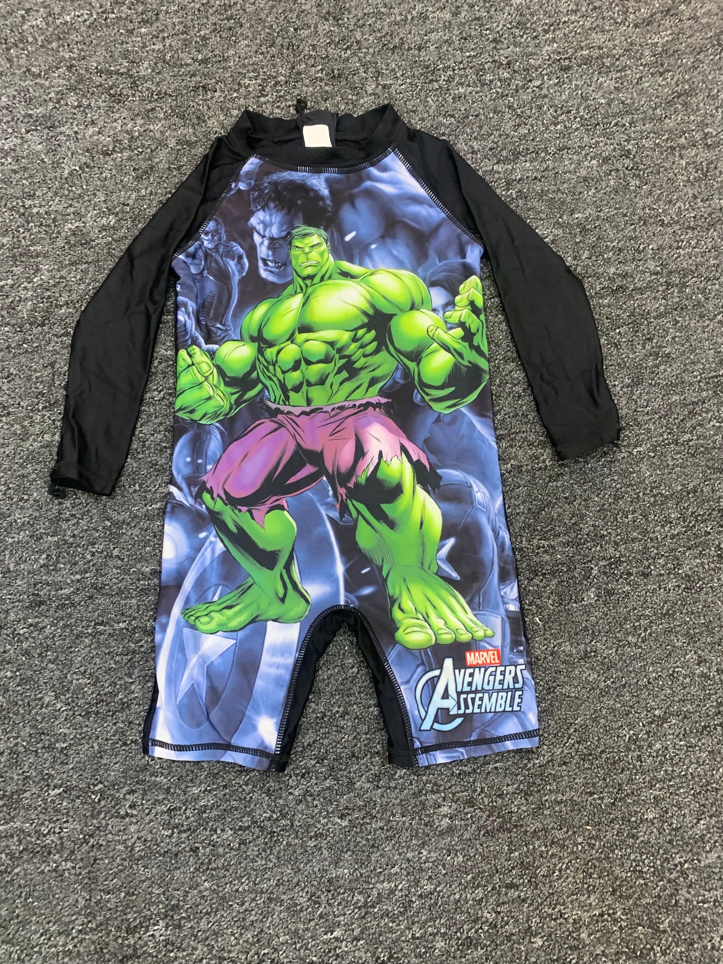 SWIMMING TRUNK JUMPSUIT(MARVEL AVENGERS ASSEMBLE)4-8YEARS