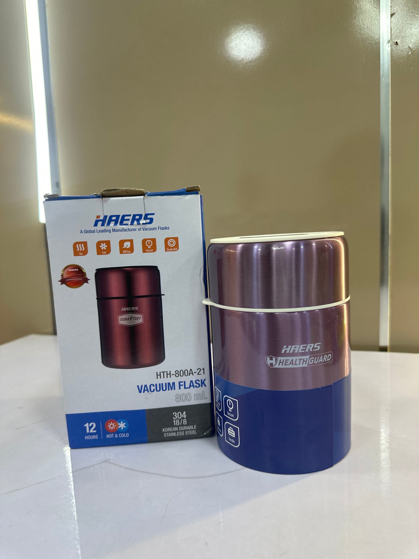 HAERS VACUUM FLASK 800ML