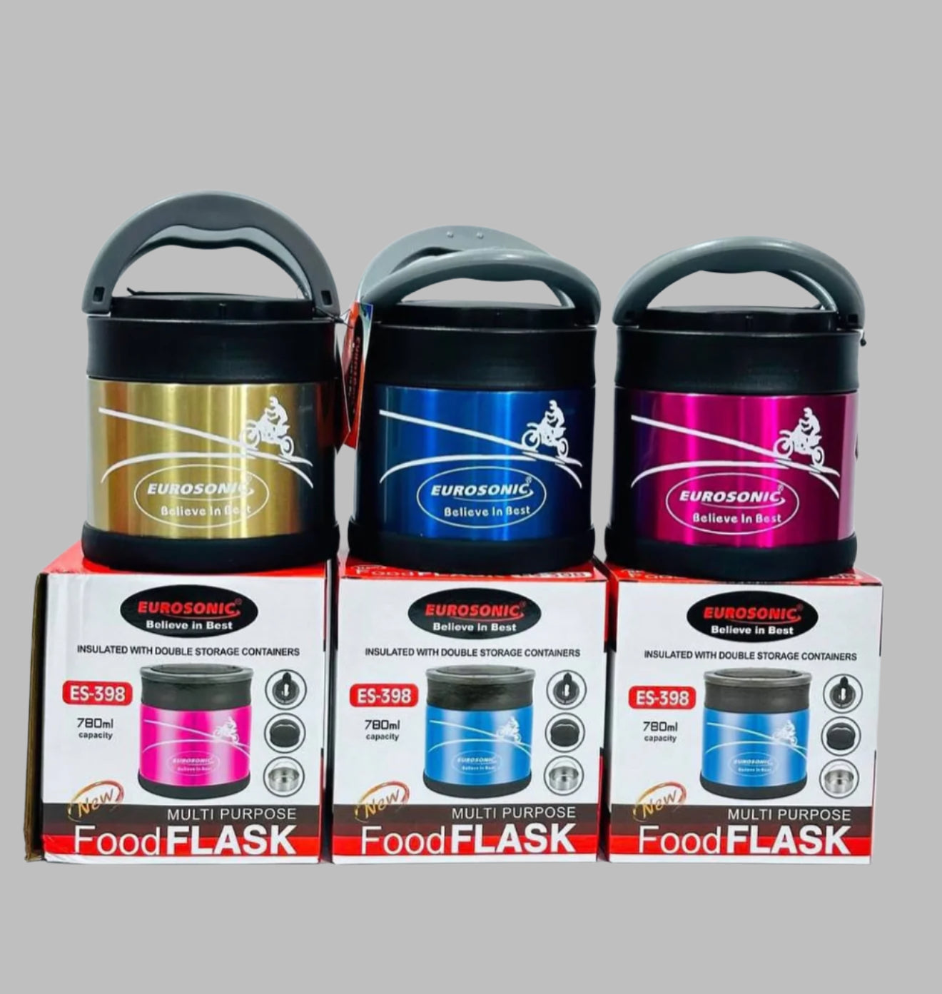 EUROSONIC FOODFLASK WITH INNER BOWL 780ML ES398