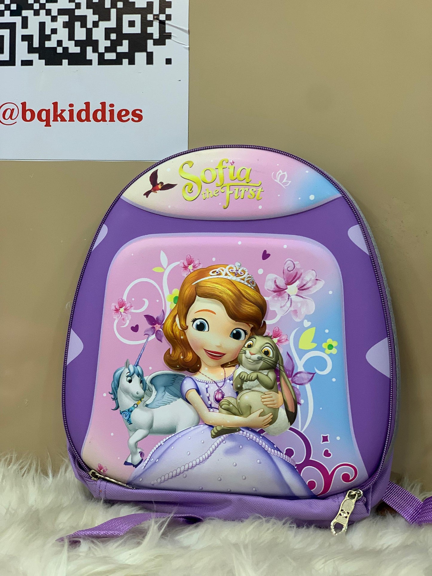 CARTOON CHARACTER 12inches BACK BAG 2-5yrs