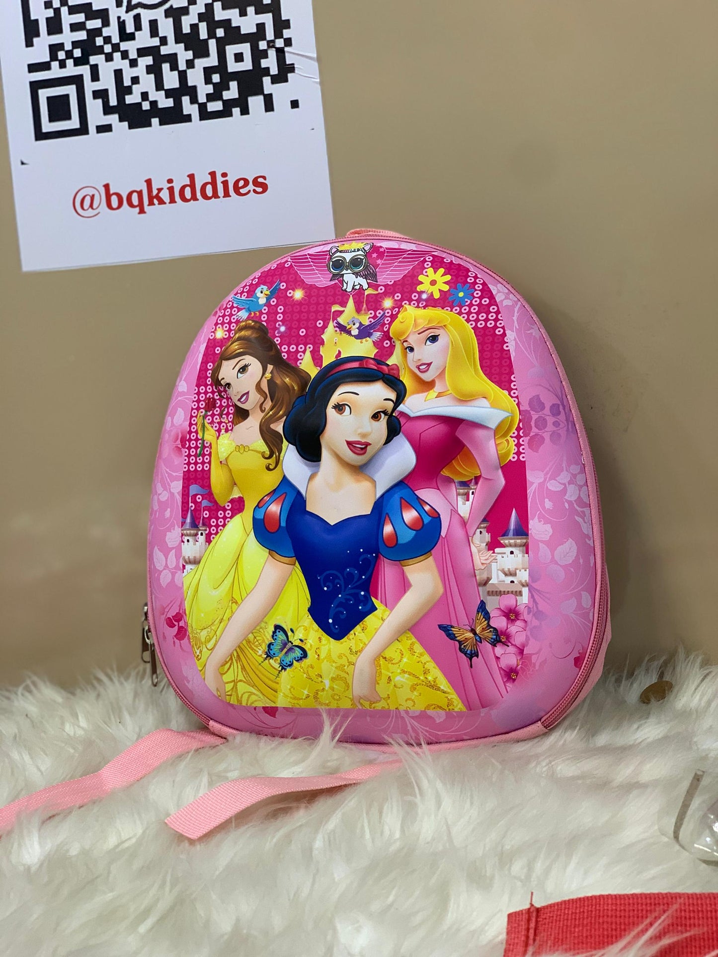 CARTOON CHARACTER 12inches BACK BAG 2-5yrs