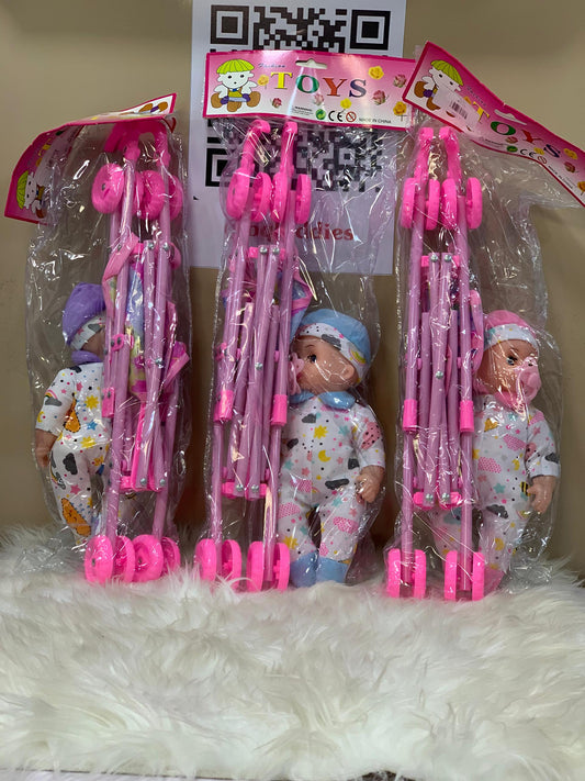 Fashion Strollers Baby Doll Toys