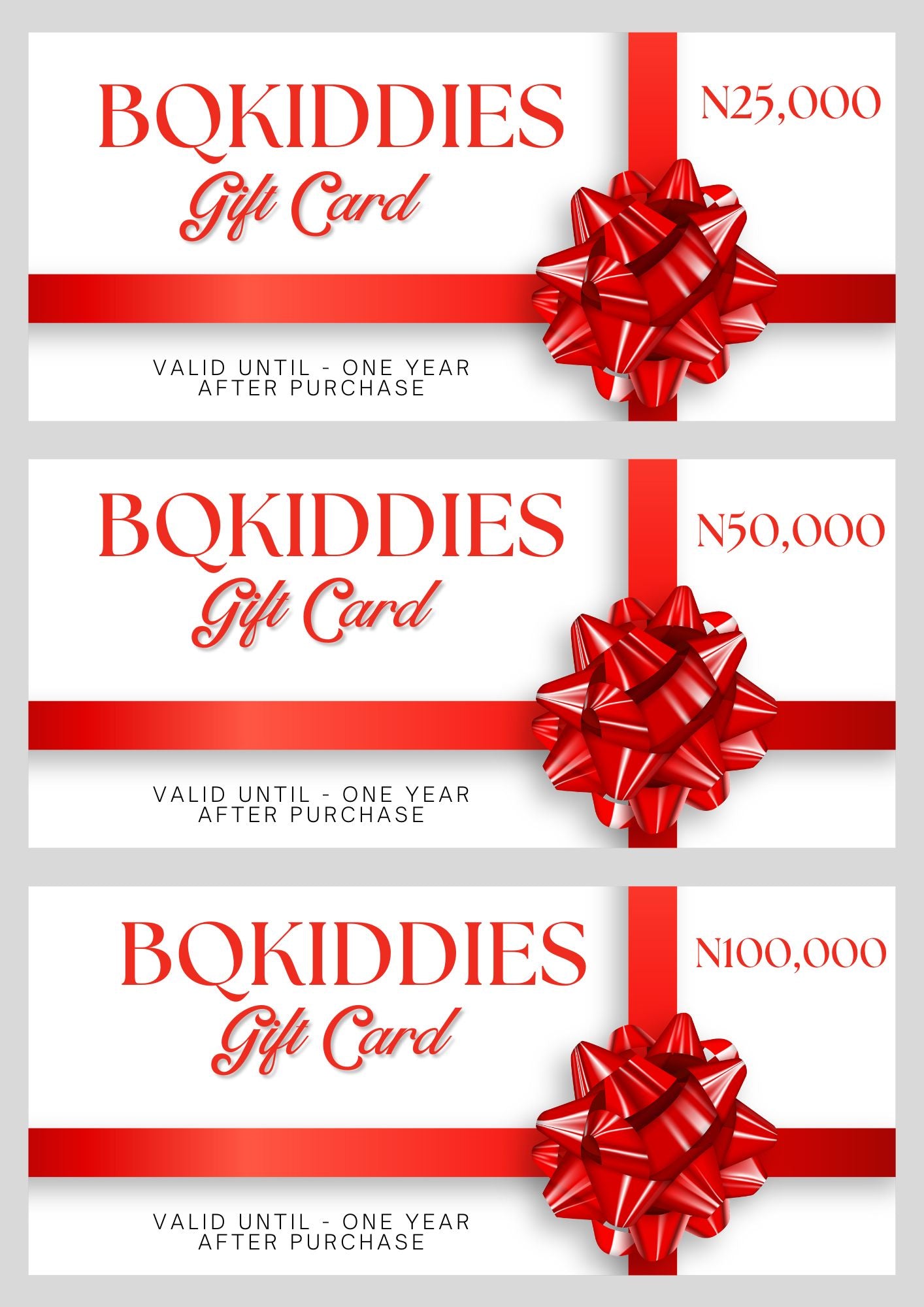 BQKIDDIES GIFT CARD